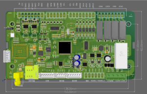 DC charging pile charging control panel